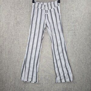 Roxy Striped Drawstring Wide-Leg Pants S/P